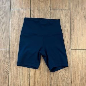 Navy Blue Lululemon biker shorts size 4 NWOT